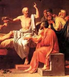 Socrate beve la cicuta e discute con gli amici sino all'ultimo