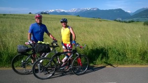 Guglielmo e Fausto sulla Romeno-Fondo