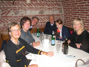 Il dopo concerto presso l'ottimo ristorante La Lega di Arco