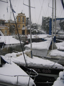All'ormeggio in inverno