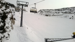 La seconda risalita lungo la olimpionica 1