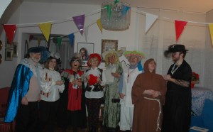 In anteprima: gli attori della "Mandragola" di N. Machiavelli, nella riduzione di Maria Teresa