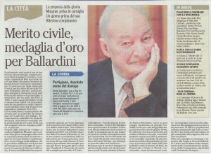 7 - Medaglia d'Oro al Valor Civile, 14 ottobre 2015