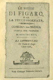Le Nozze di Figaro - Libretto - fonte: http://commons.wikimedia.org/wiki/Image:Mozart_libretto_figaro_1786.jpg