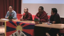 Gianni Festini Brosa, Tashi Tulku, Lama Geshe Lodoe Gyatso e Dhundup Chomphel Gelek (presidente sezione italiana di SFT - Students for a Free Tibet)