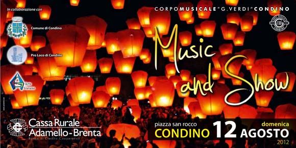 Music and Show pieghevole - front