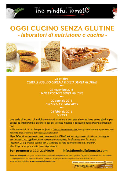 corsi di cucina senza glutine