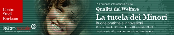 LA TUTELA DEI MINORI 11-12-13 novembre 2010, Riva del Garda